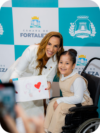 Foto da campanha de Kamila